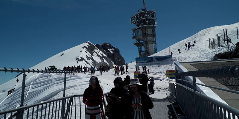 Snow terrace