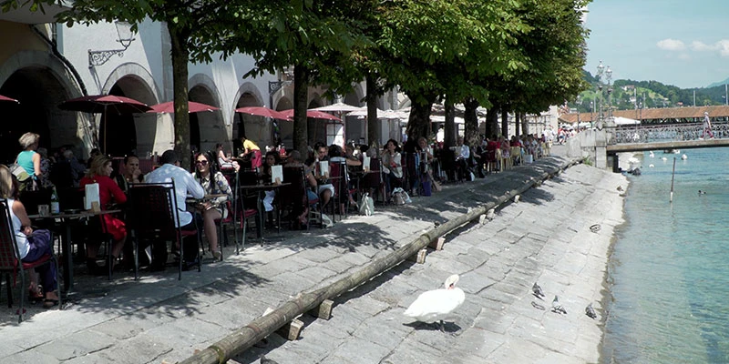 Riverside cafes