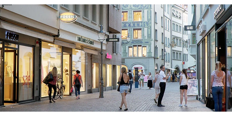 Lucerne Old Town streets