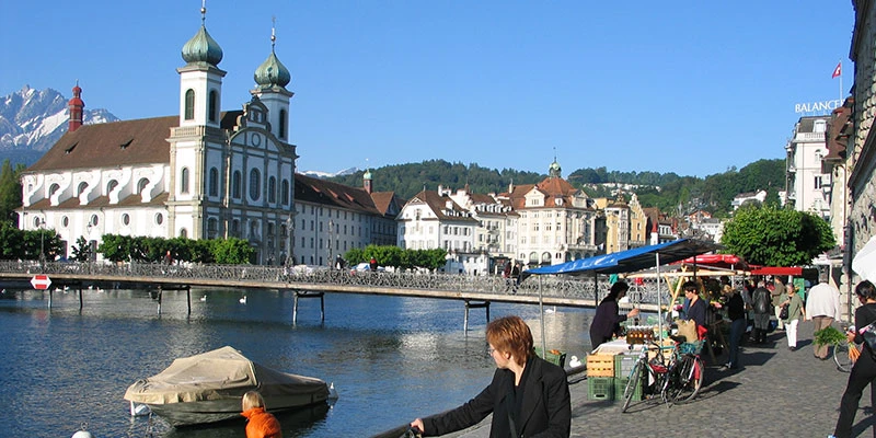Lucerne market produce
