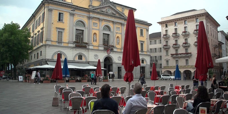 Lugano pedestrian zone