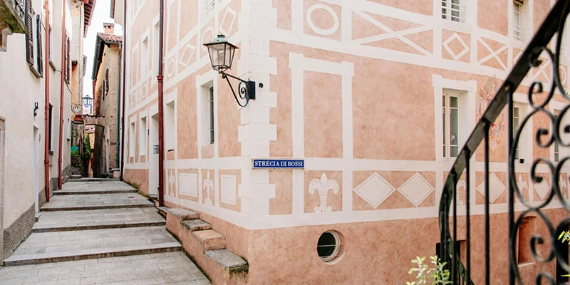 Morcote narrow streets