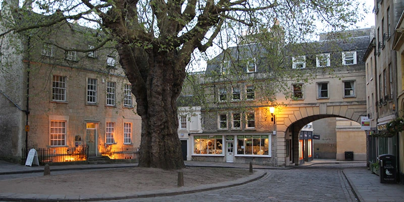 Bath street scene