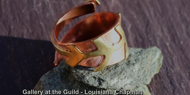 Handcrafted ring from the Gallery at the Guild
