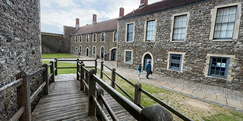 Barracks buildings within the grounds of Dover Castle