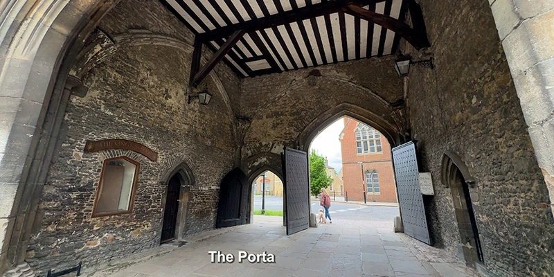 The Porta, the medieval gateway into the Ely Cathedral precinct