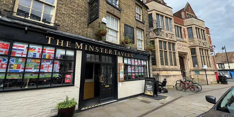 The Minster Tavern on Ely's High Street