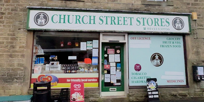The Church Street Stores village shop in Eyam