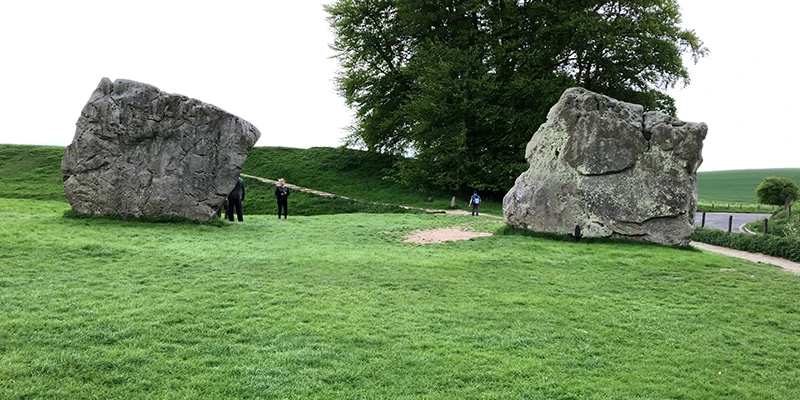 A large uncarved standing stone at Avebury