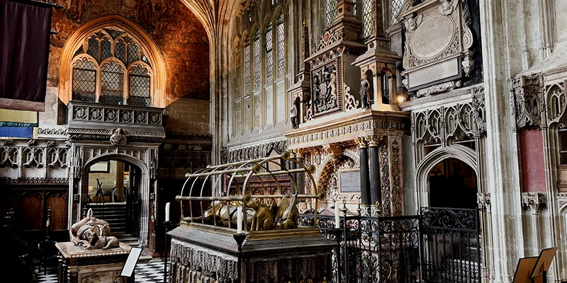 The Beauchamp Chapel at St Mary's Church in Warwick