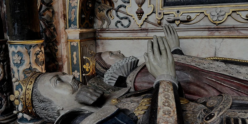 Tomb of Robert Dudley, Earl of Leicester, in the Beauchamp Chapel, Warwick