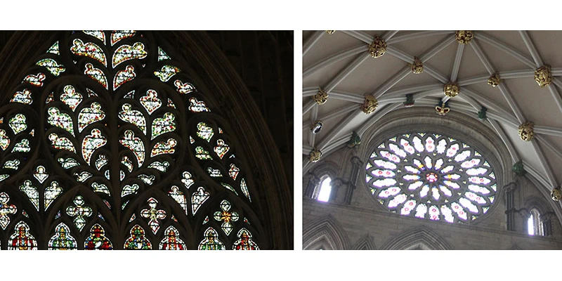 Stained glass windows