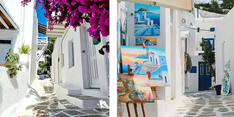 Mykonos 12 - jewelry stores and art galleries