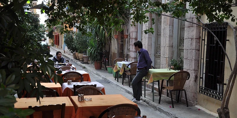 Quiet lane in the Nafplion old town