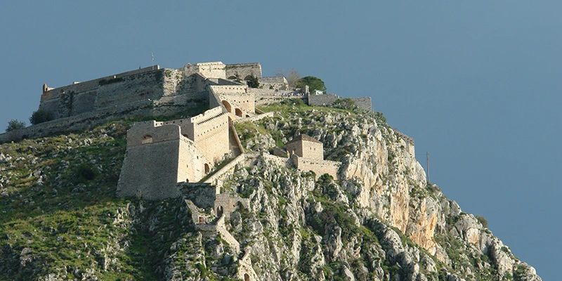 The Palamidi citadel high above Nafplion