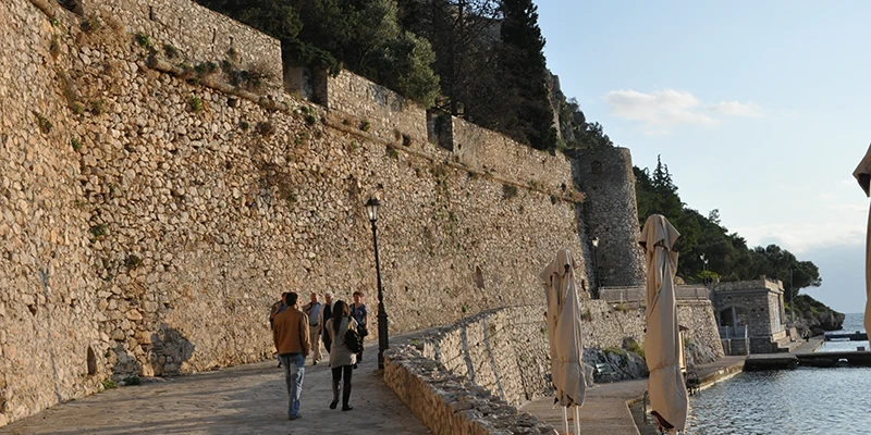 Old Venetian town walls in Nafplion