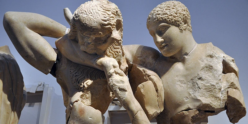 Pediment sculpture from the Temple of Zeus
