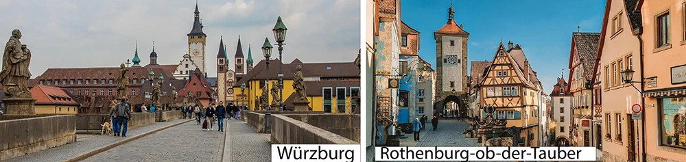 Würzburg and Rothenburg ob der Tauber