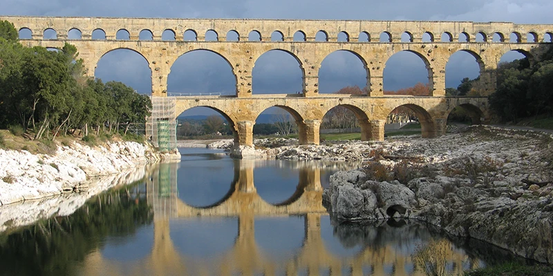 Pont du Gard Roman aqueduct