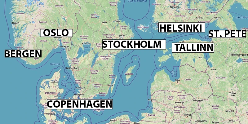 Northern Europe by Train and Boat
