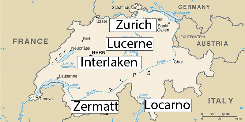 Switzerland by Train