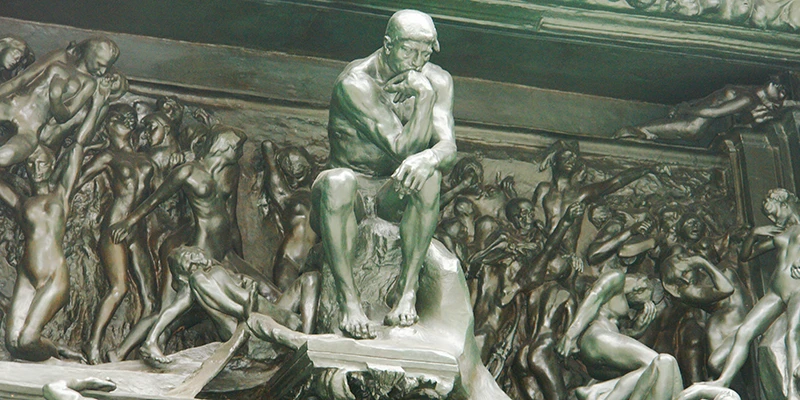 The Thinker at the Rodin Museum, Paris